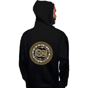 Daily_Deal_Shirts Pullover Hoodies, Unisex / Small / Black Never Ending Emblem