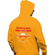Load image into Gallery viewer, Secret_Shirts Pullover Hoodies, Unisex / Small / Gold Satriales Pork Market
