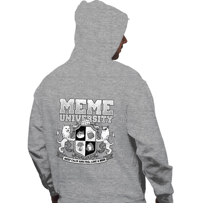 Secret_Shirts Pullover Hoodies, Unisex / Small / Sports Grey Meme University