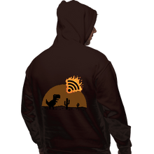 Load image into Gallery viewer, Shirts Pullover Hoodies, Unisex / Small / Dark Chocolate Apocalypsis Signal
