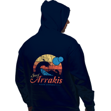 Load image into Gallery viewer, Secret_Shirts Pullover Hoodies, Unisex / Small / Navy Surfing Arrakis
