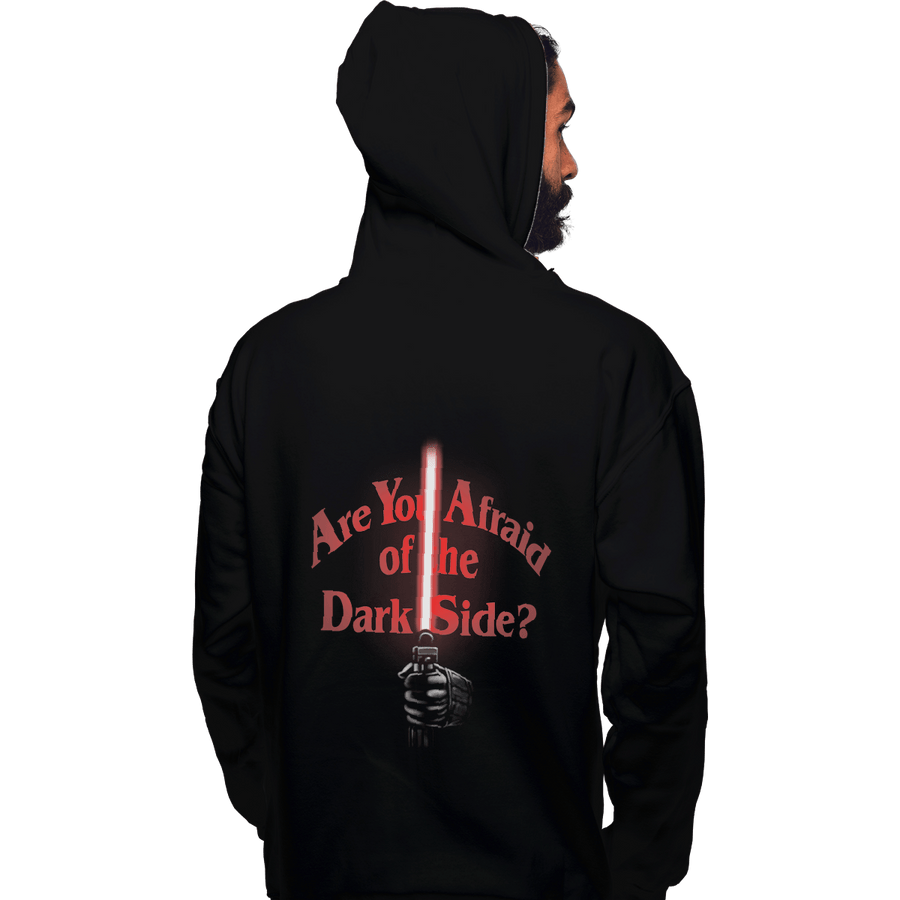 Shirts Zippered Hoodies, Unisex / Small / Black Afraid Of The Dark Side