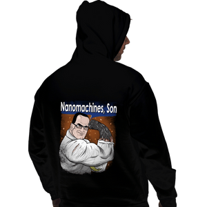 Daily_Deal_Shirts Pullover Hoodies, Unisex / Small / Black Nanomachines, Son