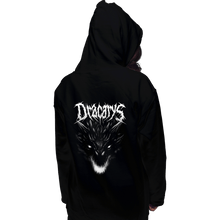 Load image into Gallery viewer, Secret_Shirts Pullover Hoodies, Unisex / Small / Black Dracarys Metal T-Shirt
