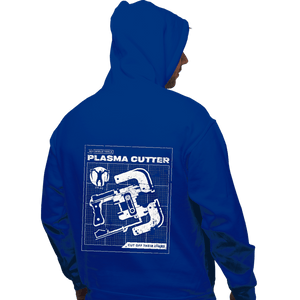 Daily_Deal_Shirts Pullover Hoodies, Unisex / Small / Royal Blue Plasma Cutter