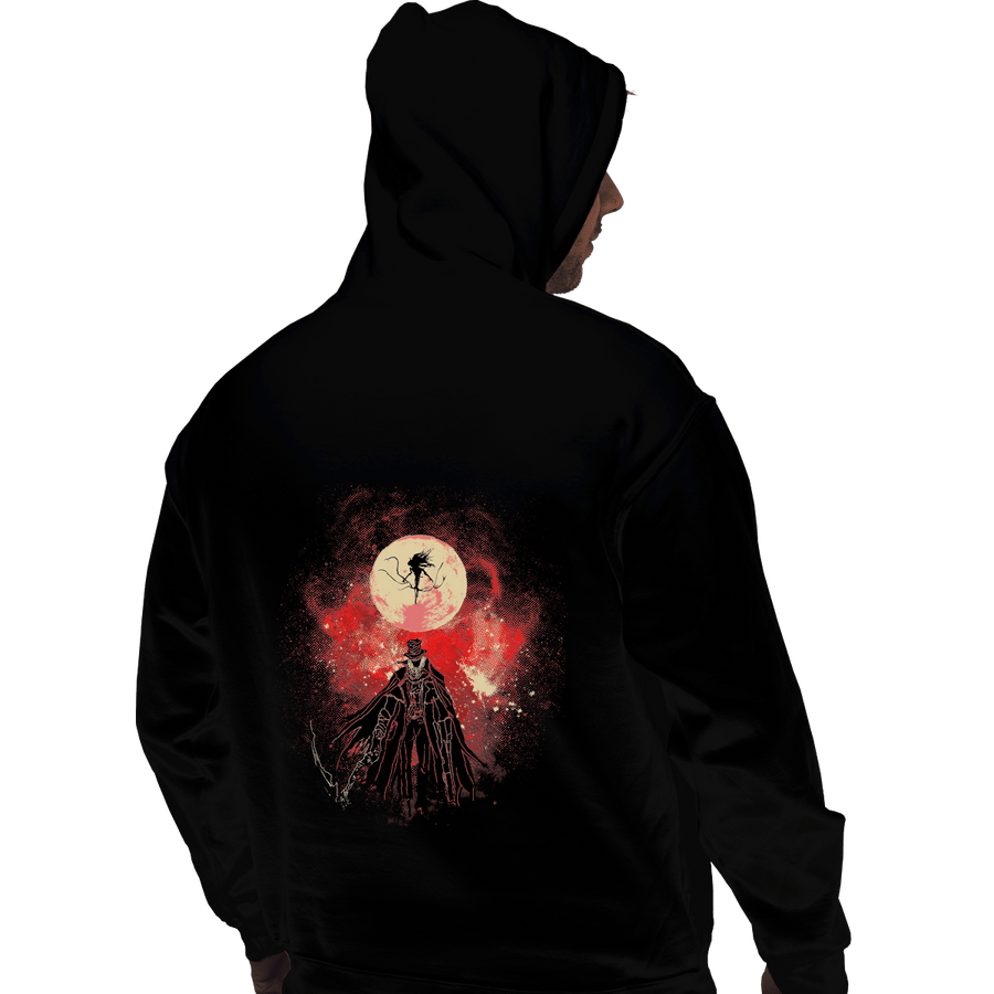 Shirts Zippered Hoodies, Unisex / Small / Black Moon Presence Art