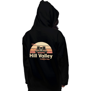 Daily_Deal_Shirts Pullover Hoodies, Unisex / Small / Black Visit Hill Valley