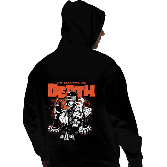 Daily_Deal_Shirts Pullover Hoodies, Unisex / Small / Black Death Sentence
