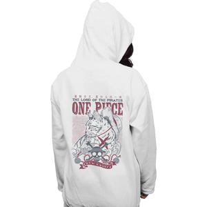 Shirts Zippered Hoodies, Unisex / Small / White Meow D Luffy