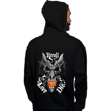 Load image into Gallery viewer, Daily_Deal_Shirts Pullover Hoodies, Unisex / Small / Black Dragon Skull Dice
