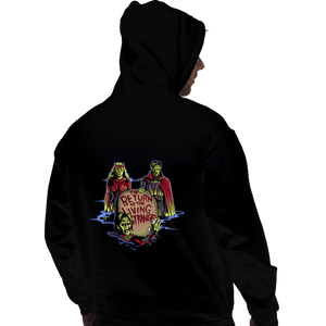 Daily_Deal_Shirts Pullover Hoodies, Unisex / Small / Black The Living Strange