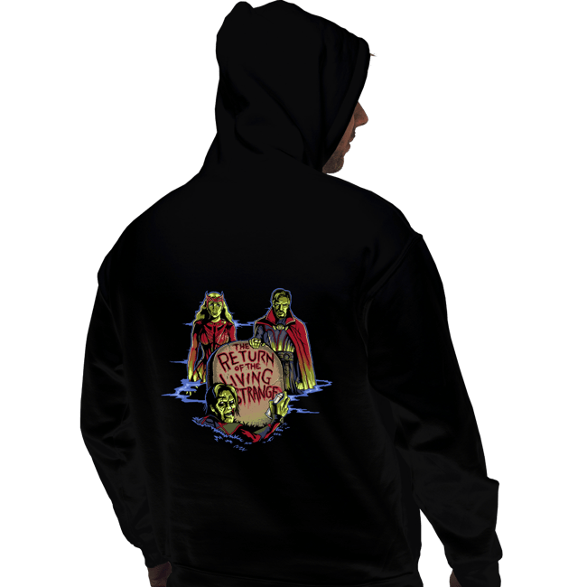 Daily_Deal_Shirts Pullover Hoodies, Unisex / Small / Black The Living Strange