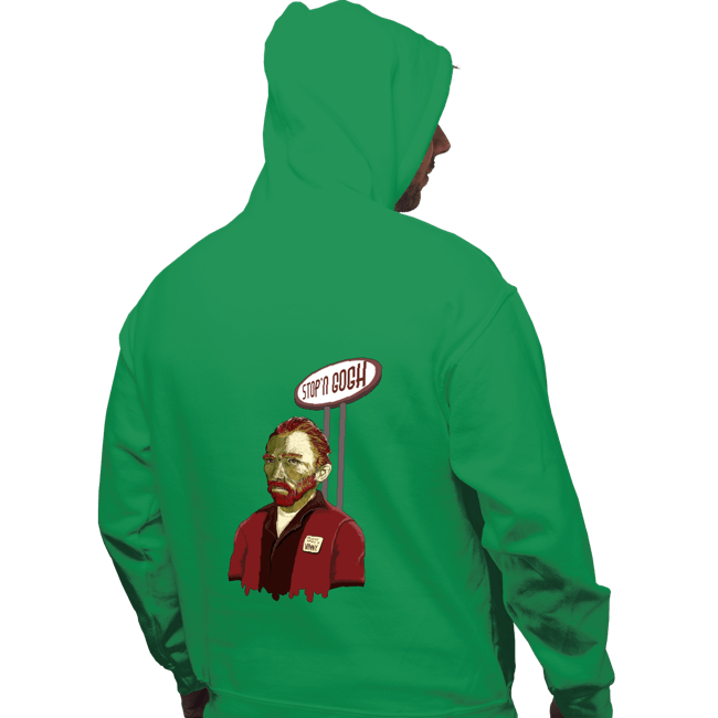 Shirts Pullover Hoodies, Unisex / Small / Irish Green Stop 'N Gogh