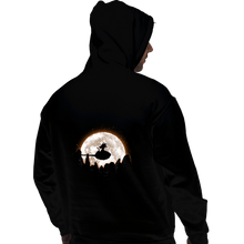 Load image into Gallery viewer, Shirts Pullover Hoodies, Unisex / Small / Black Moonlight Clouds
