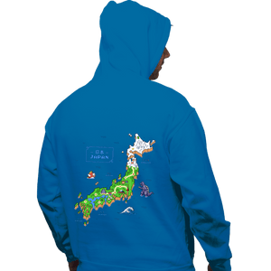 Secret_Shirts Pullover Hoodies, Unisex / Small / Sapphire Super Japan World Map