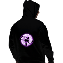 Load image into Gallery viewer, Shirts Pullover Hoodies, Unisex / Small / Black Moonlight Skeleton
