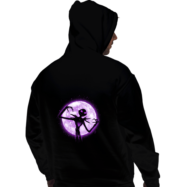 Shirts Pullover Hoodies, Unisex / Small / Black Moonlight Skeleton