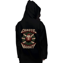 Load image into Gallery viewer, Shirts Pullover Hoodies, Unisex / Small / Black Chaotic Naughty Christmas

