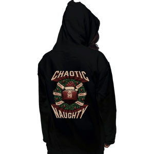 Shirts Pullover Hoodies, Unisex / Small / Black Chaotic Naughty Christmas