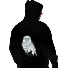 Load image into Gallery viewer, Shirts Pullover Hoodies, Unisex / Small / Black Magical Owl

