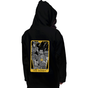 Shirts Pullover Hoodies, Unisex / Small / Black Tarot The Iron Hermit