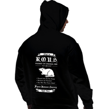 Load image into Gallery viewer, Daily_Deal_Shirts Pullover Hoodies, Unisex / Small / Black Adopt An R.O.U.S.
