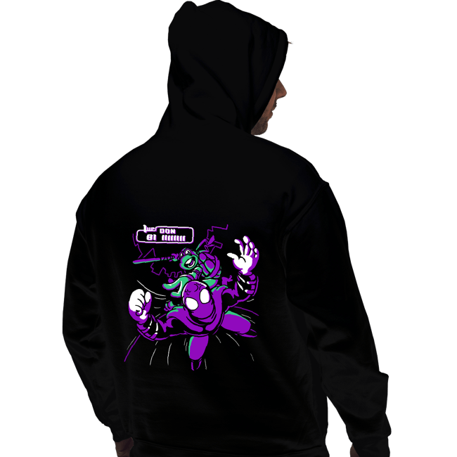 Daily_Deal_Shirts Pullover Hoodies, Unisex / Small / Black Turtle In Time