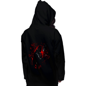 Daily_Deal_Shirts Pullover Hoodies, Unisex / Small / Black Demon Detective