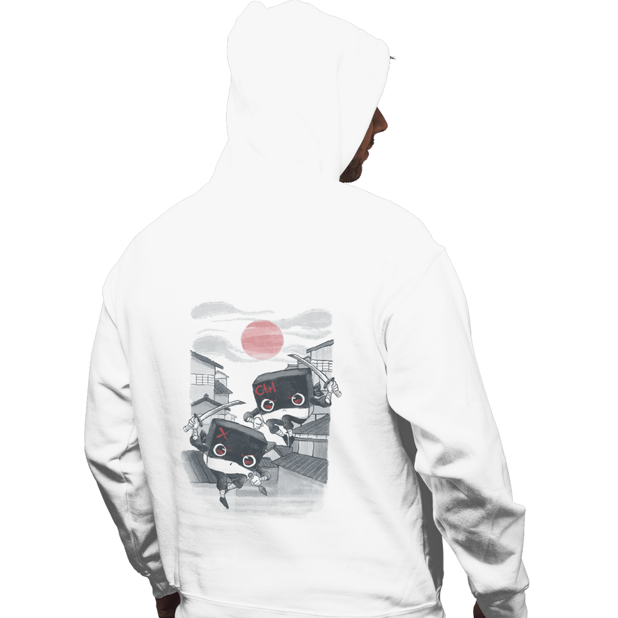 Shirts Pullover Hoodies, Unisex / Small / White Ctrl Ninjas