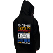 Load image into Gallery viewer, Daily_Deal_Shirts Pullover Hoodies, Unisex / Small / Black RX-78-02 DATA
