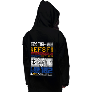 Daily_Deal_Shirts Pullover Hoodies, Unisex / Small / Black RX-78-02 DATA