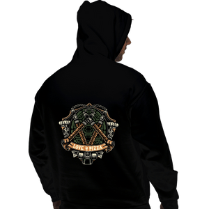 Daily_Deal_Shirts Pullover Hoodies, Unisex / Small / Black Turtles Mikey