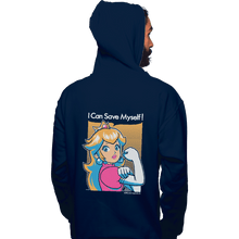 Load image into Gallery viewer, Shirts Zippered Hoodies, Unisex / Small / Navy Save Myself
