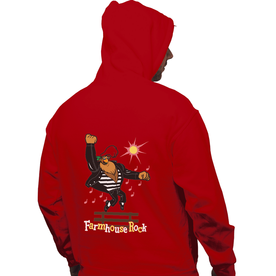 Shirts Zippered Hoodies, Unisex / Small / Red Farmhouse Rock