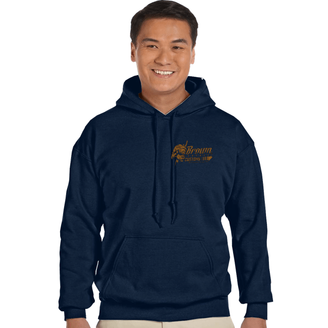 Sold_Out_Shirts Pullover Hoodies, Unisex / Small / Navy Giga Watts Garage