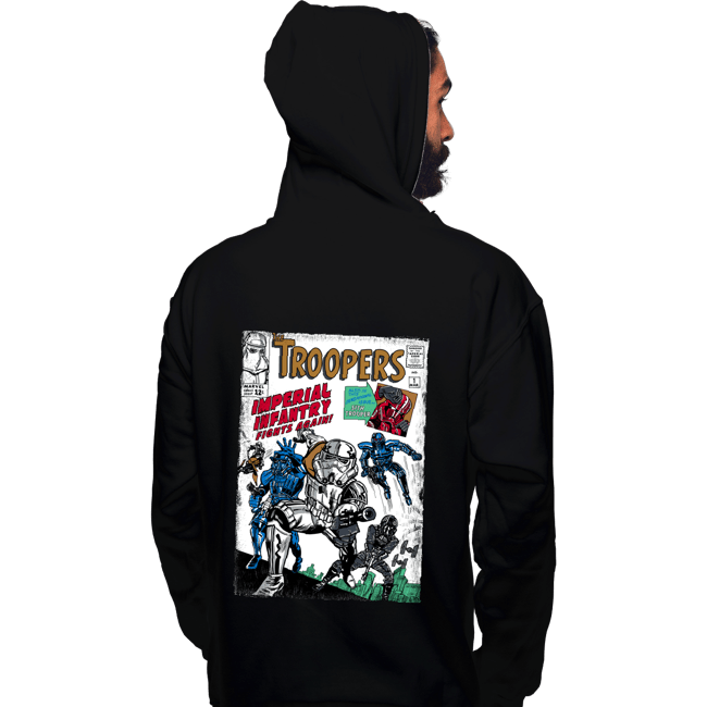Daily_Deal_Shirts Pullover Hoodies, Unisex / Small / Black The Troopers