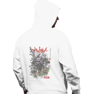 Shirts Zippered Hoodies, Unisex / Small / White Evangelion Ink