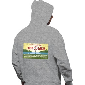 Daily_Deal_Shirts Pullover Hoodies, Unisex / Small / Sports Grey Lady O Lakes Butter