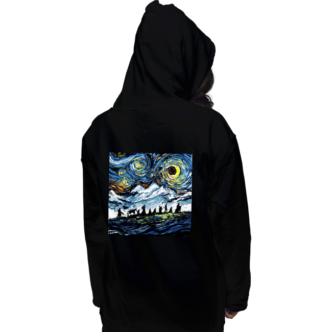 Shirts Pullover Hoodies, Unisex / Small / Black Van Gogh Never Met The Fellowship