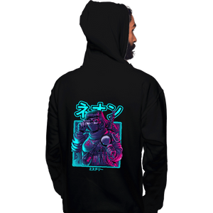 Daily_Deal_Shirts Pullover Hoodies, Unisex / Small / Black Neon Mystery