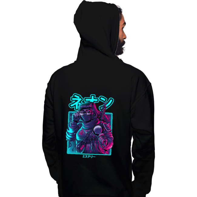 Daily_Deal_Shirts Pullover Hoodies, Unisex / Small / Black Neon Mystery