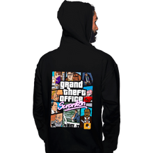Load image into Gallery viewer, Shirts Pullover Hoodies, Unisex / Small / Black Grand Theft Office
