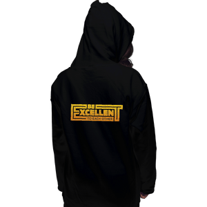 Shirts Zippered Hoodies, Unisex / Small / Black Keanu Be Excellent To Each Other