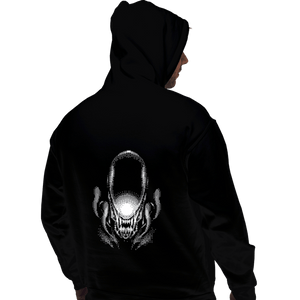 Shirts Pullover Hoodies, Unisex / Small / Black Alien Head