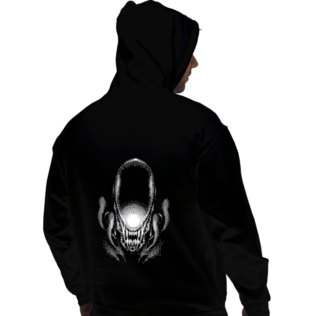 Shirts Pullover Hoodies, Unisex / Small / Black Alien Head