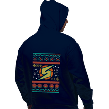 Load image into Gallery viewer, Secret_Shirts Pullover Hoodies, Unisex / Small / Navy Ugly Metroid
