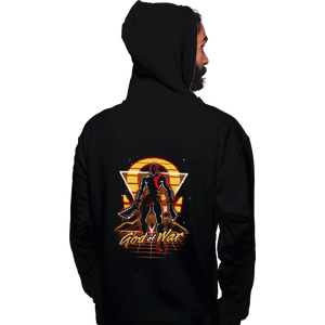 Shirts Pullover Hoodies, Unisex / Small / Black Retro War God