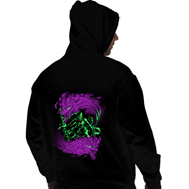 Daily_Deal_Shirts Pullover Hoodies, Unisex / Small / Black Legendary Pirate Hunter