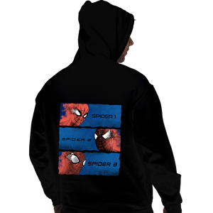 Daily_Deal_Shirts Pullover Hoodies, Unisex / Small / Black Spiders