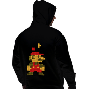 Daily_Deal_Shirts Pullover Hoodies, Unisex / Small / Black Retro Puzzle